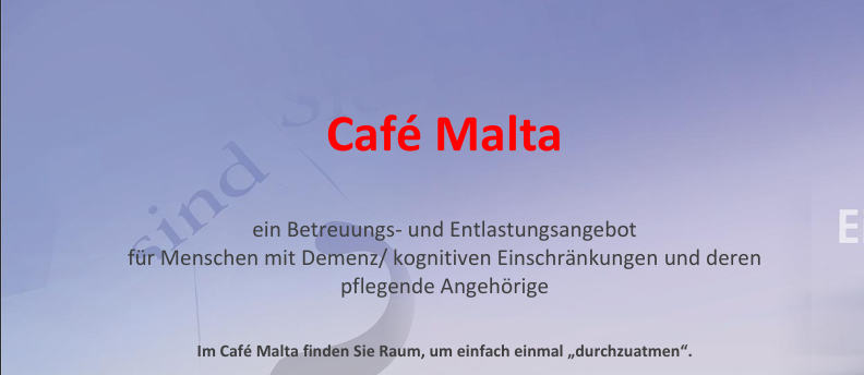 Café Malta für Menschen mit Demenz